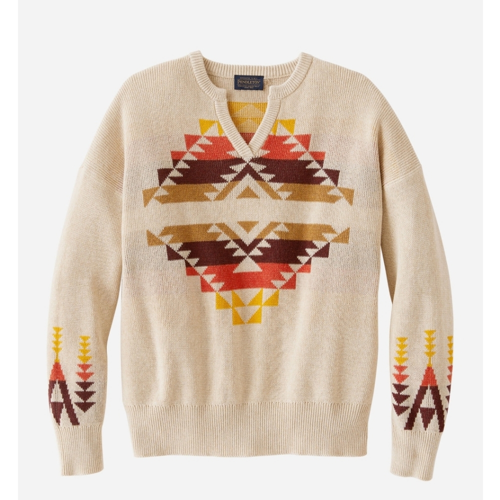Ivory Aztec Sweater - Picture 5 of 7